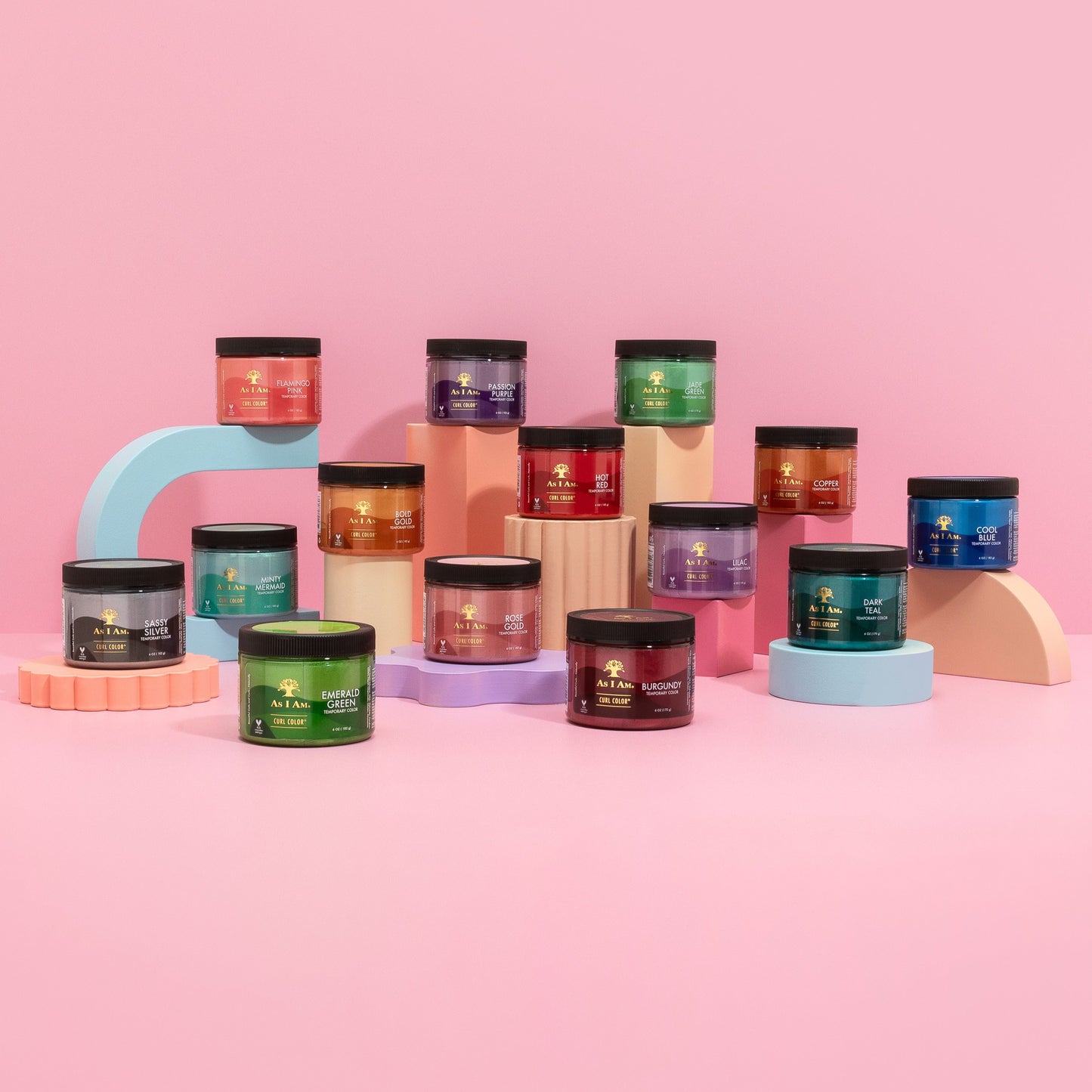 Lockenfarbe Dunkel Teal Grün