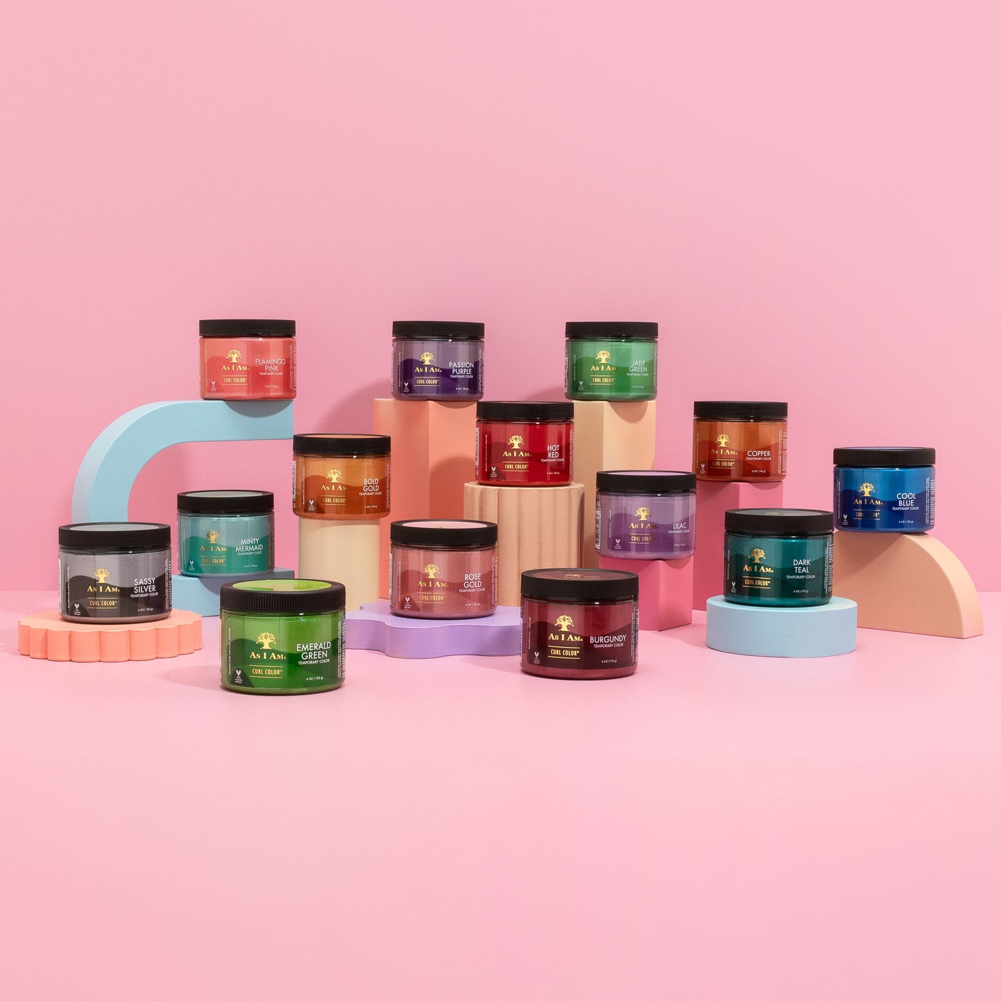 Lockenfarbe Jadegrün