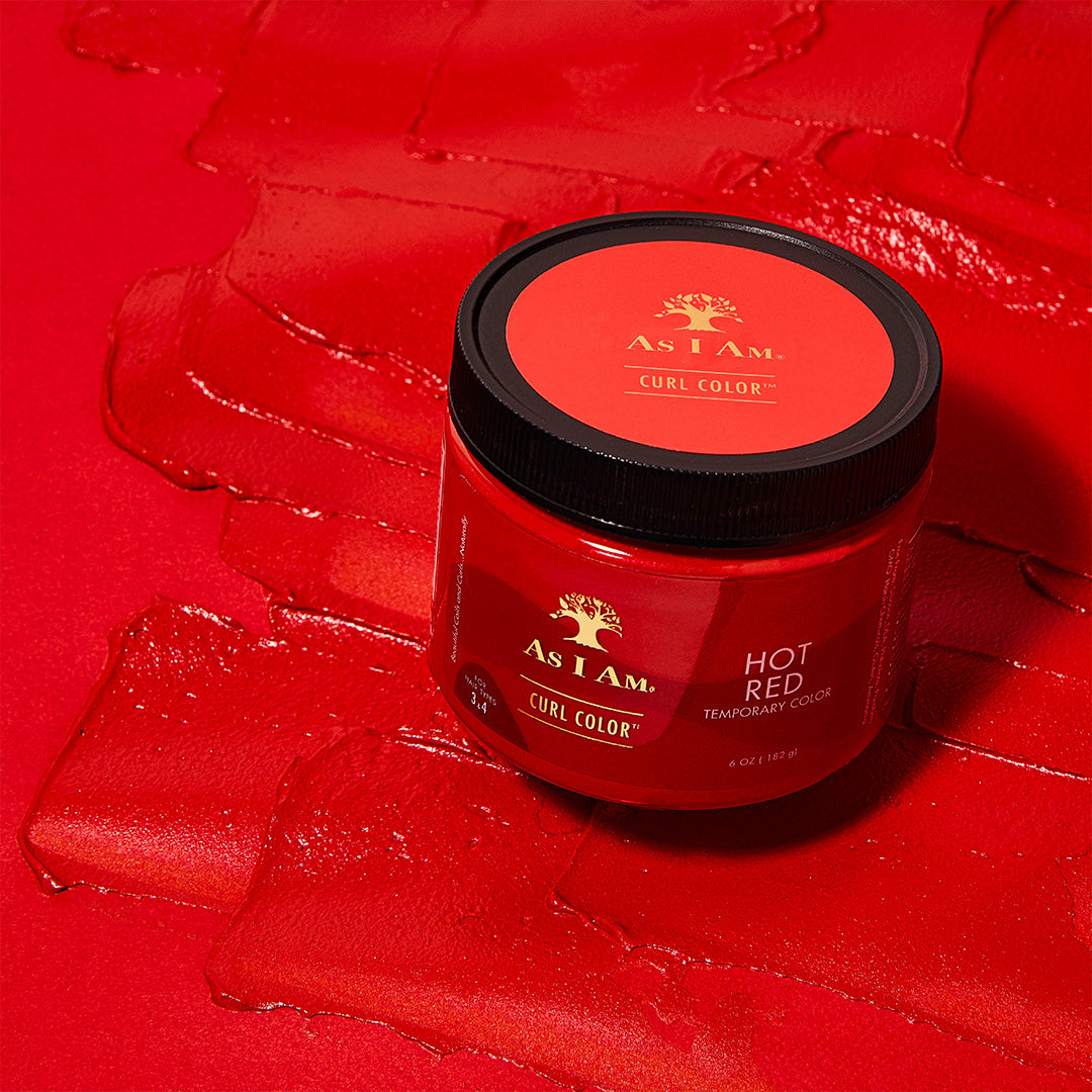 Lockenfarbe Hot Red