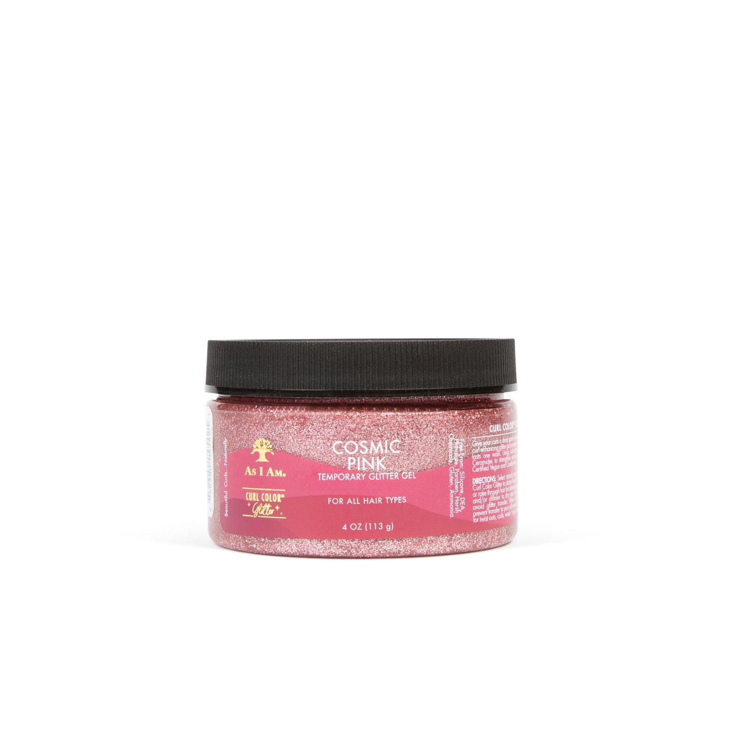 Lockenfarbe Glitter Cosmic Pink