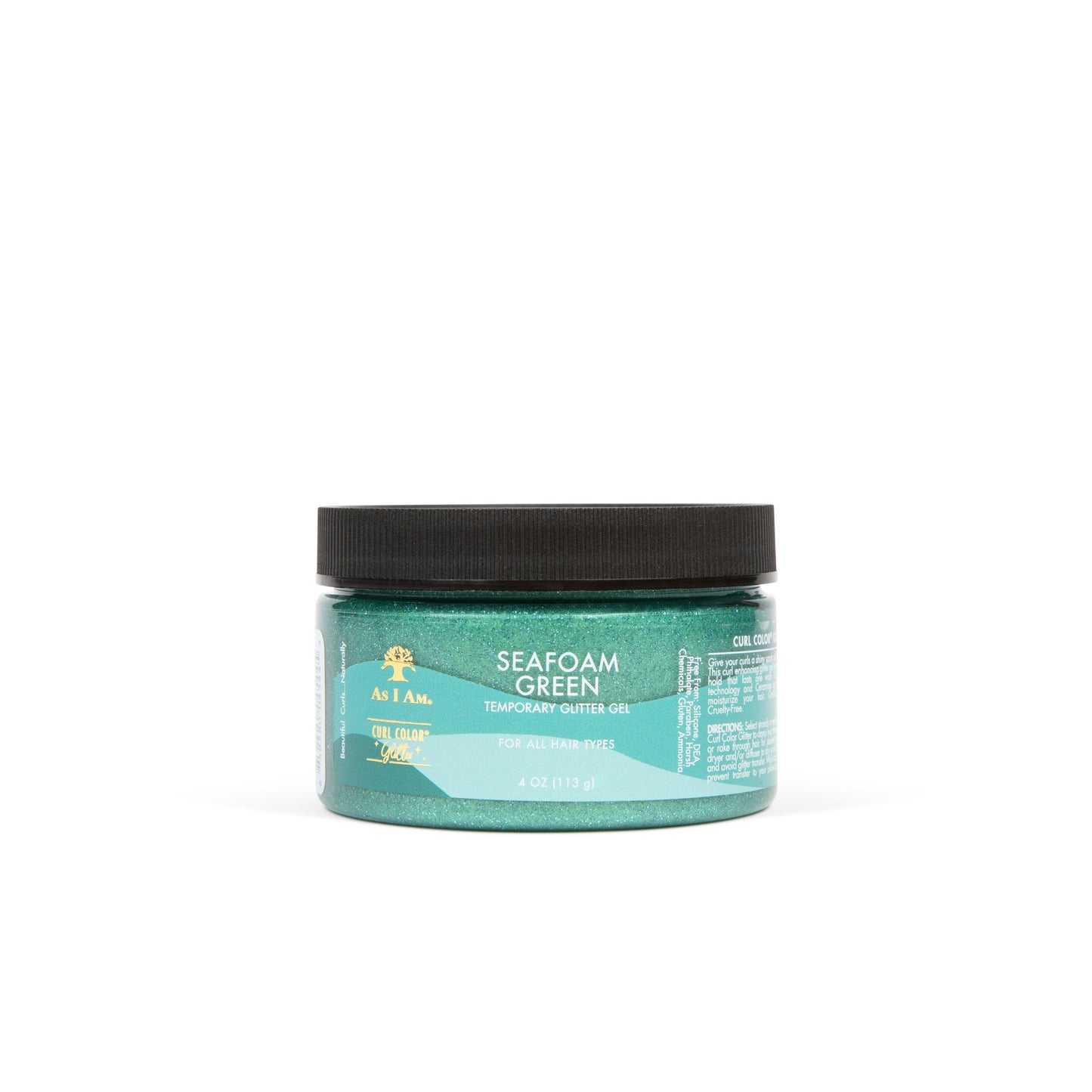 Lockenfarbe Glitter Seafoam Grün