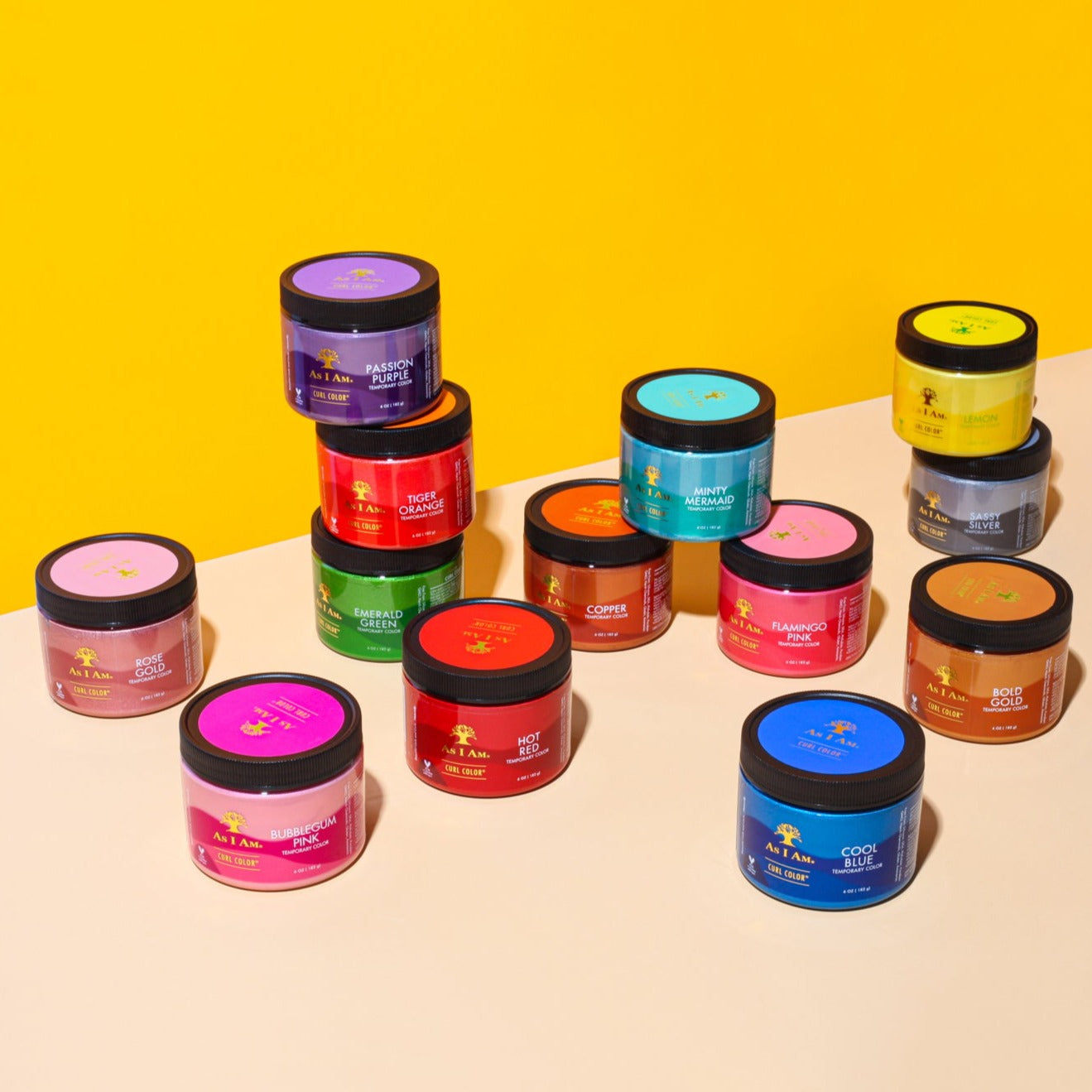 Lockenfarbe Smaragdgrün