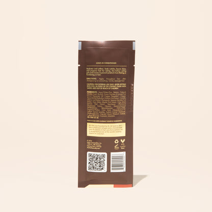 AS I AM Leave-In Conditioner im 1 oz-Beutel mit einer leichten, cremigen Textur, die die Schuppenschicht glättet, Feuchtigkeit spendet, das Entwirren erleichtert und strukturiertes Haar auf das Styling vorbereitet, während sie Glanz und Handhabbarkeit fördert.