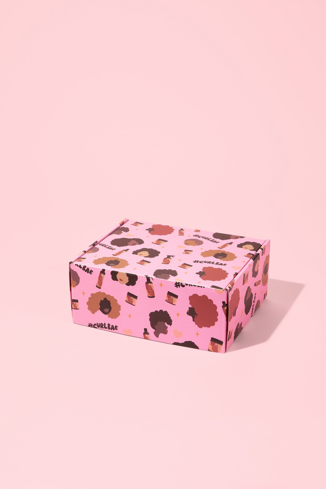 As I Am CurlBea Box - mittelgroße Geschenkbox mit kuratierten Haarpflegeprodukten 