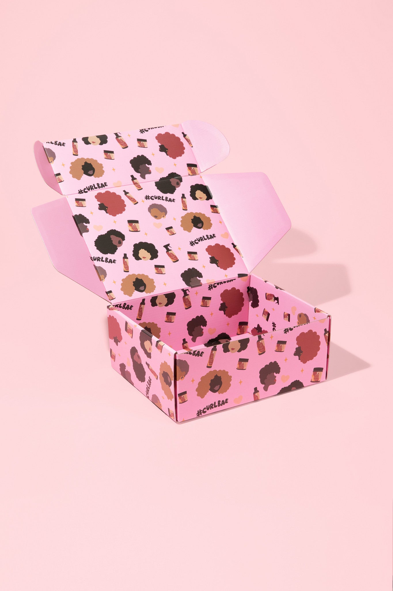 As I Am CurlBea Box - mittelgroße Geschenkbox mit kuratierten Haarpflegeprodukten 