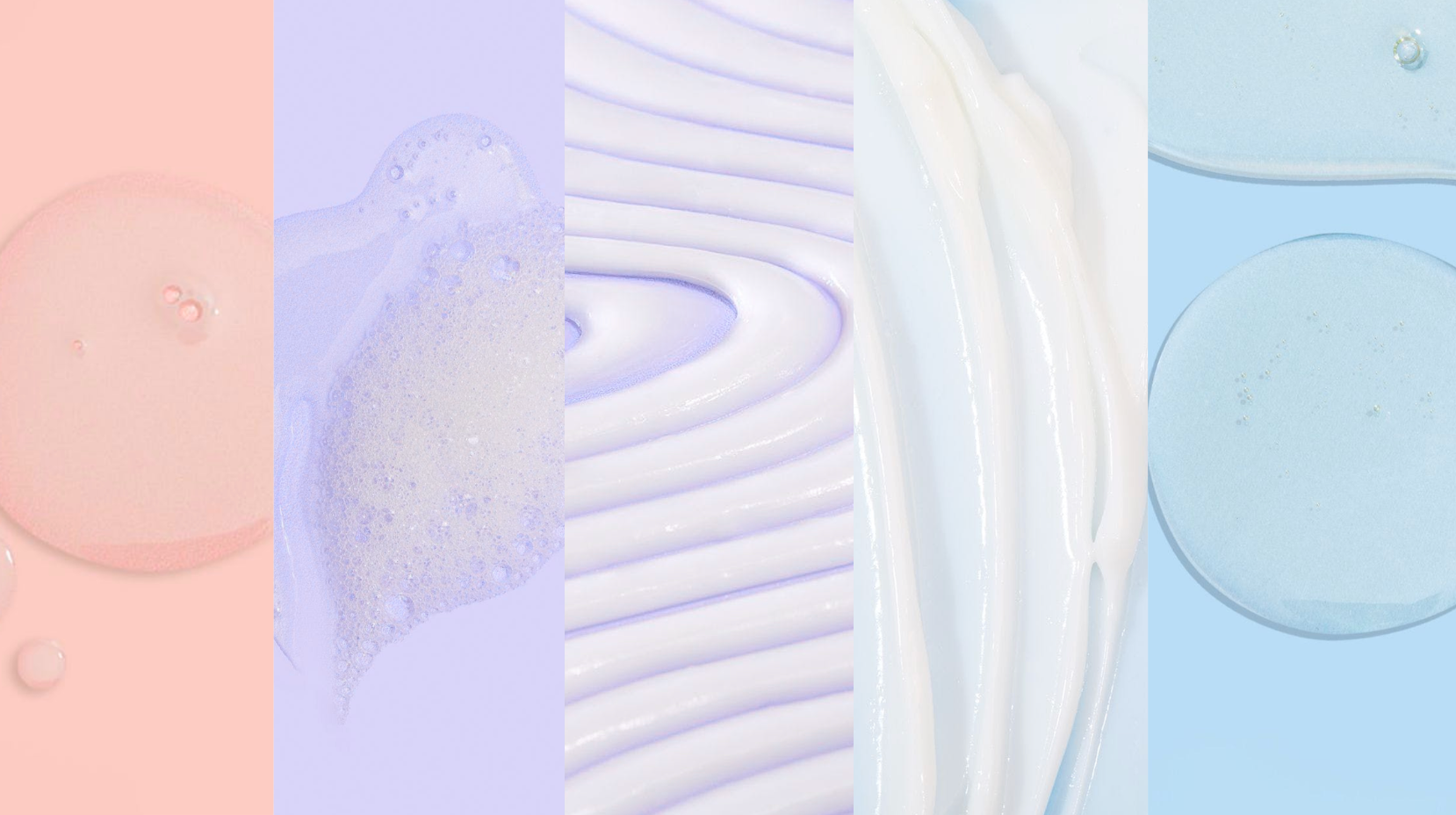 Collage aus abstrakten Pastellfarbenmustern